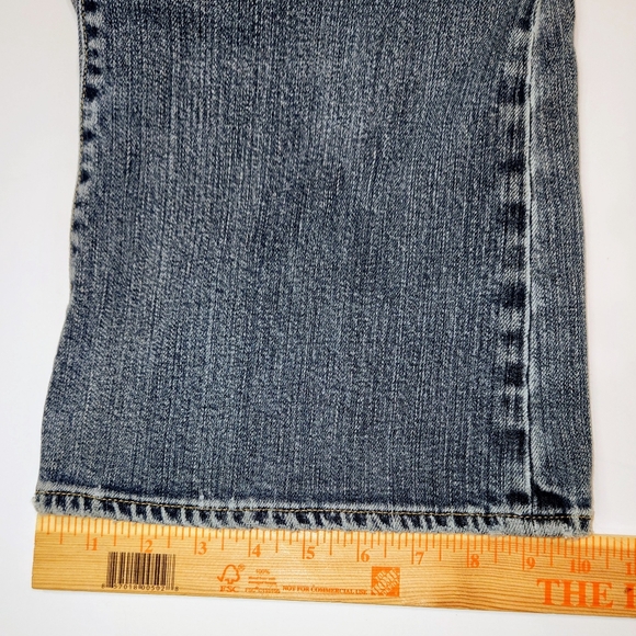 Paige Robertson Flare Womens Jeans 28 x 32 Distressed Stretch Bootcut USA Made - Picture 9 of 10